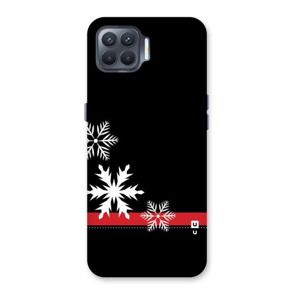 Snowflake Ribbon Back Case for Oppo F17 Pro