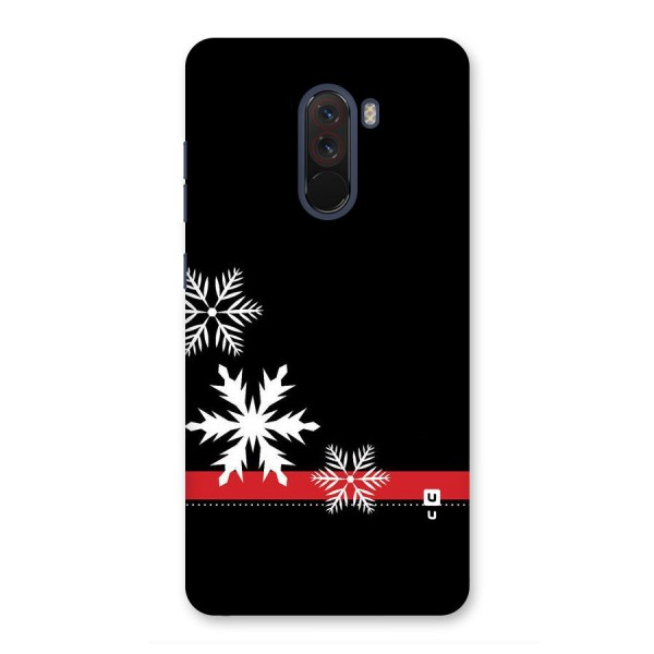 Snowflake Ribbon Back Case for Poco F1