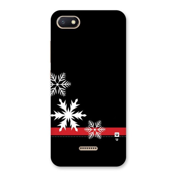 Snowflake Ribbon Back Case for Redmi 6A