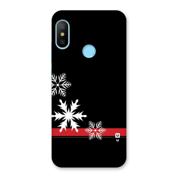 Snowflake Ribbon Back Case for Redmi 6 Pro