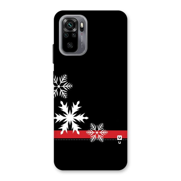 Snowflake Ribbon Back Case for Redmi Note 10