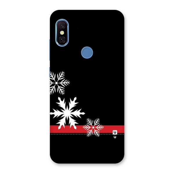 Snowflake Ribbon Back Case for Redmi Note 6 Pro