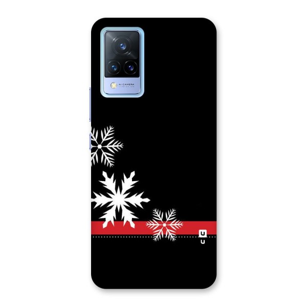 Snowflake Ribbon Back Case for Vivo V21 5G