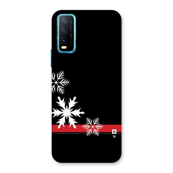 Snowflake Ribbon Back Case for Vivo Y20A