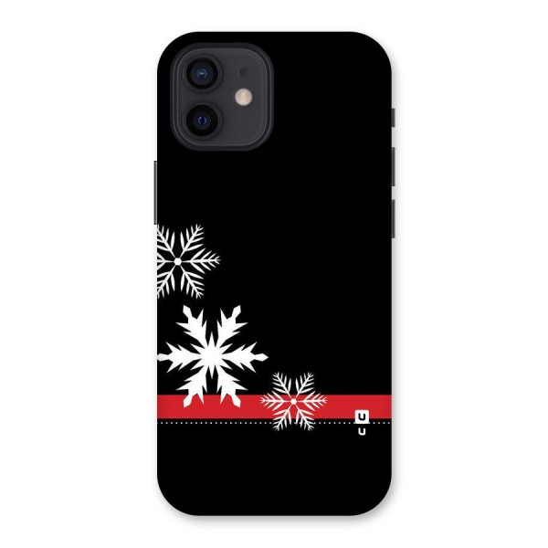 Snowflake Ribbon Back Case for iPhone 12