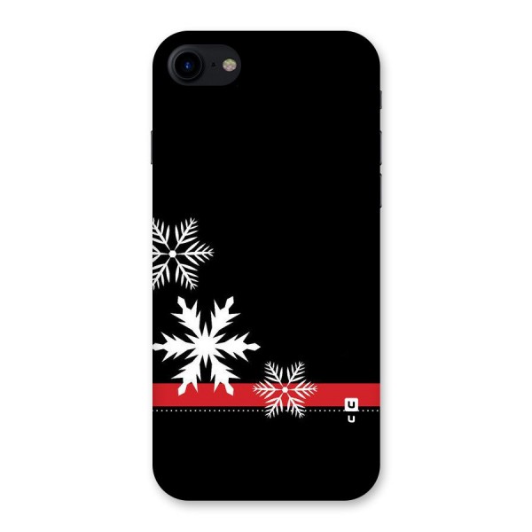 Snowflake Ribbon Back Case for iPhone SE 2020