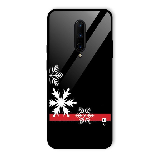 Snowflake Ribbon Glass Back Case for OnePlus 7 Pro