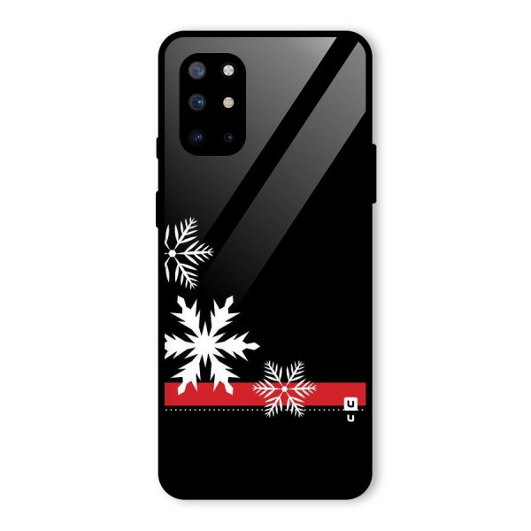 Snowflake Ribbon Glass Back Case for OnePlus 8T