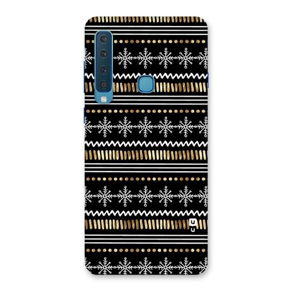 Snowflakes Gold Back Case for Galaxy A9 (2018)