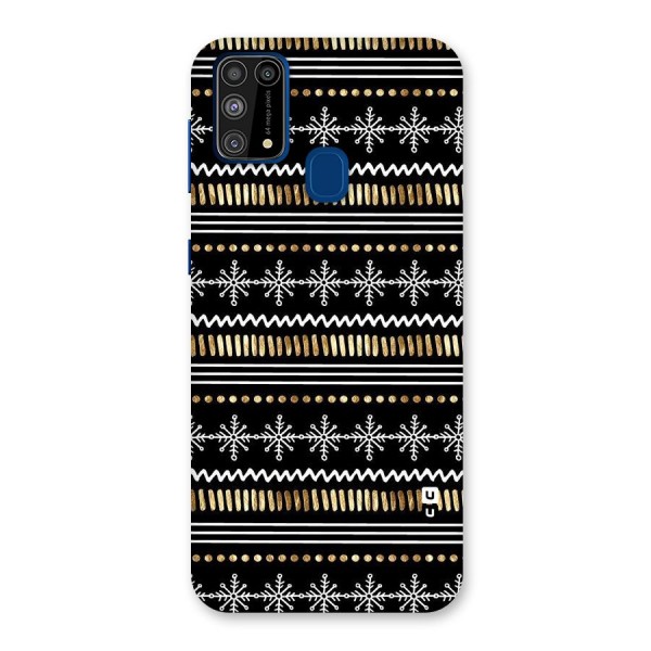 Snowflakes Gold Back Case for Galaxy F41