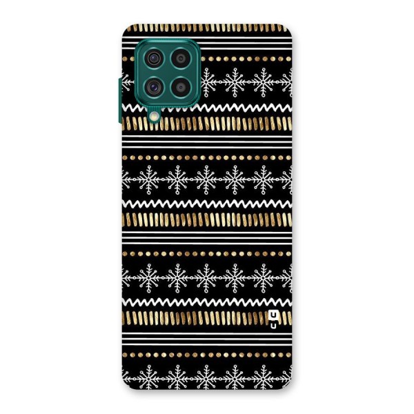 Snowflakes Gold Back Case for Galaxy F62