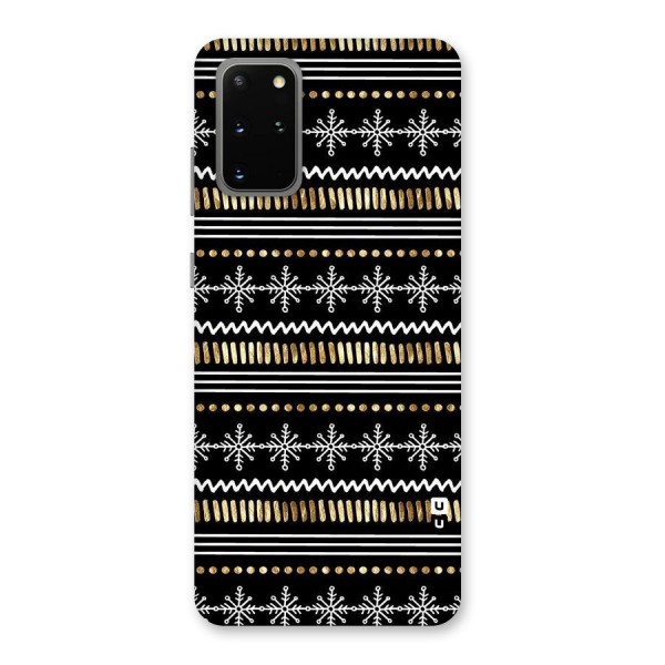 Snowflakes Gold Back Case for Galaxy S20 Plus