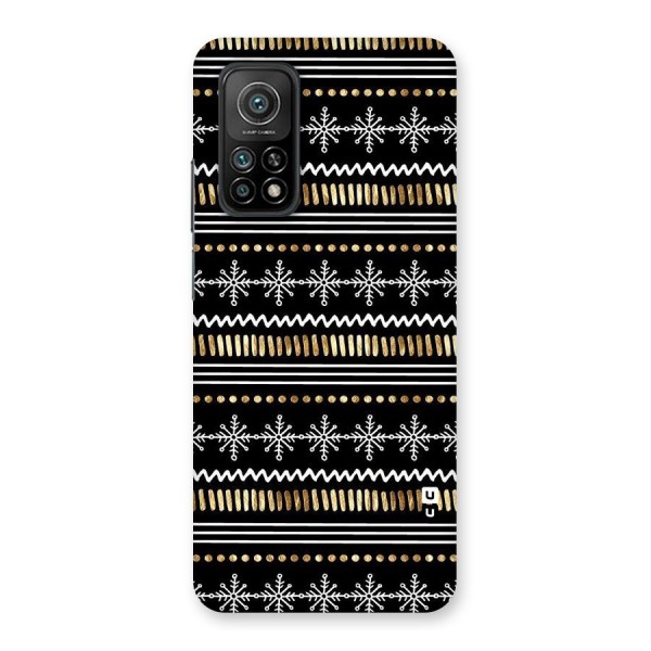 Snowflakes Gold Back Case for Mi 10T Pro 5G