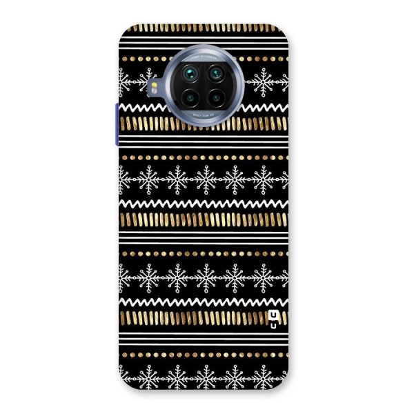 Snowflakes Gold Back Case for Mi 10i