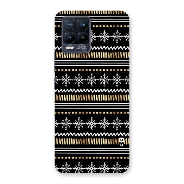 Snowflakes Gold Back Case for Realme 8 Pro