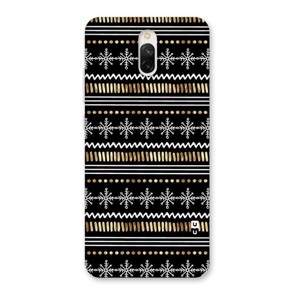 Snowflakes Gold Back Case for Redmi 8A Dual