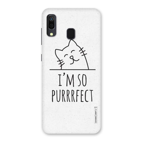 So Purrfect Back Case for Galaxy A20