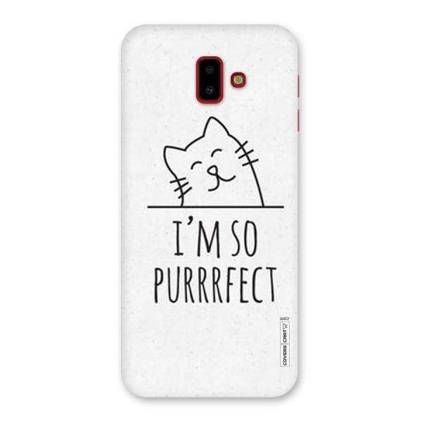 So Purrfect Back Case for Galaxy J6 Plus