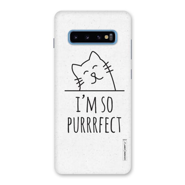 So Purrfect Back Case for Galaxy S10 Plus