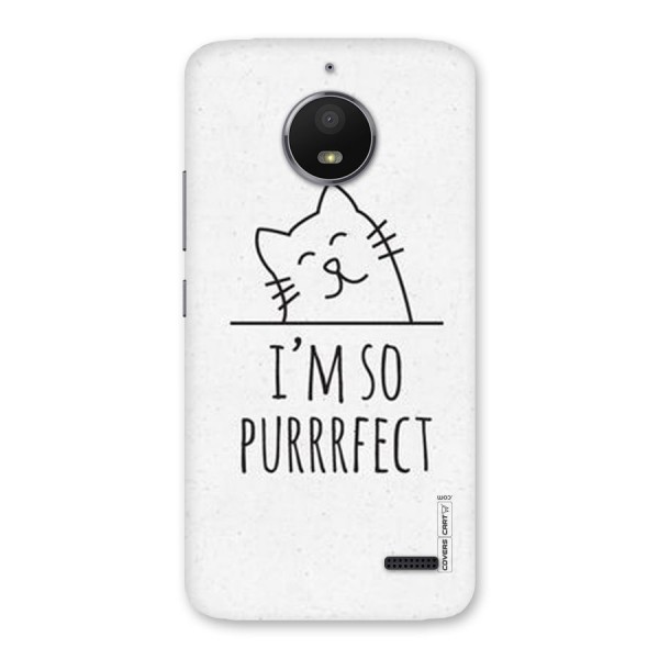 So Purrfect Back Case for Moto E4