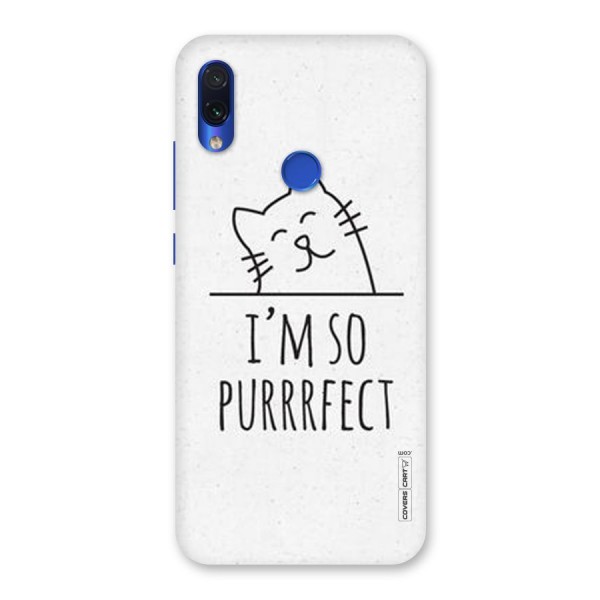 So Purrfect Back Case for Redmi Note 7