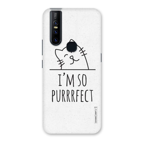 So Purrfect Back Case for Vivo V15