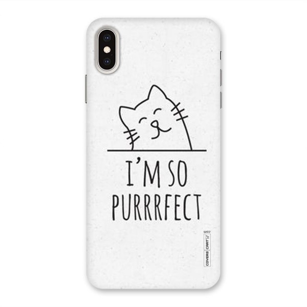 So Purrfect Back Case for iPhone XS Max