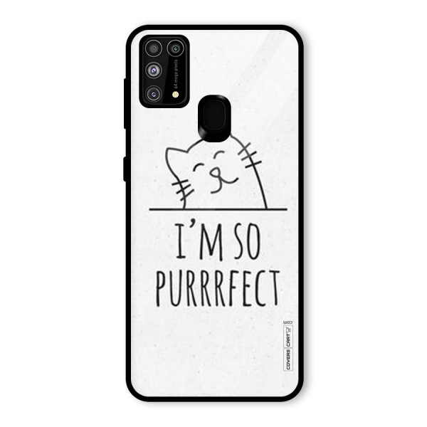 So Purrfect Glass Back Case for Galaxy M31