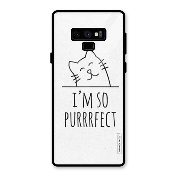 So Purrfect Glass Back Case for Galaxy Note 9