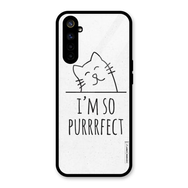 So Purrfect Glass Back Case for Realme 6