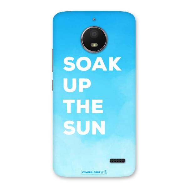 Soak Up The Sun Back Case for Moto E4