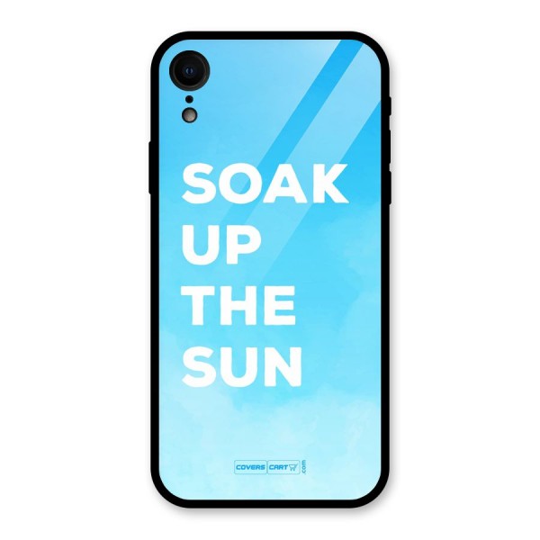 Soak Up The Sun Glass Back Case for XR