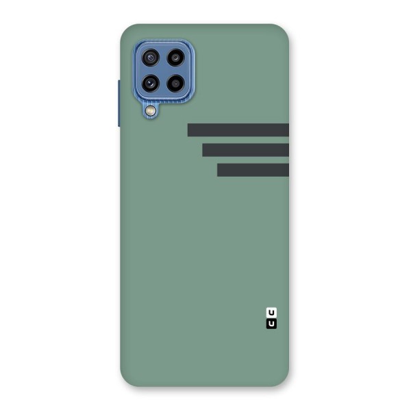 Solid Sports Stripe Back Case for Galaxy M32