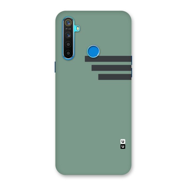 Solid Sports Stripe Back Case for Realme 5