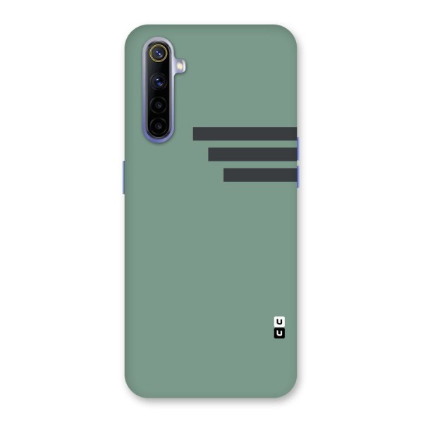 Solid Sports Stripe Back Case for Realme 6i