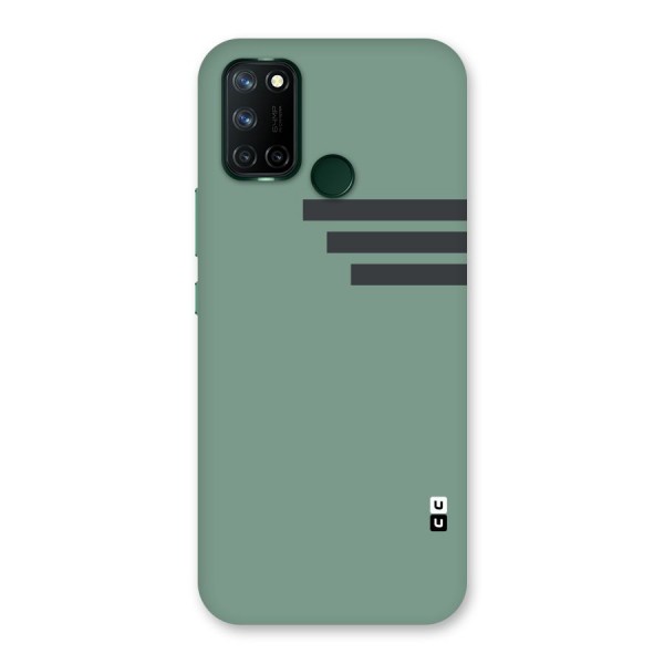 Solid Sports Stripe Back Case for Realme 7i