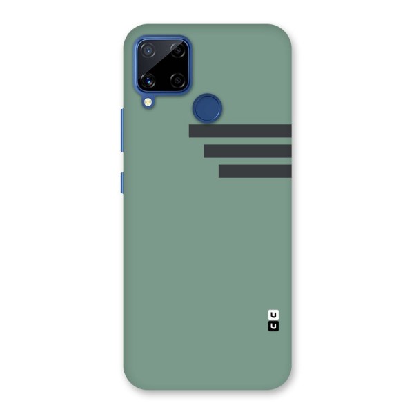 Solid Sports Stripe Back Case for Realme C12