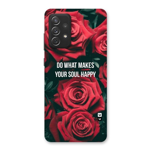 Soul Happy Back Case for Galaxy A72