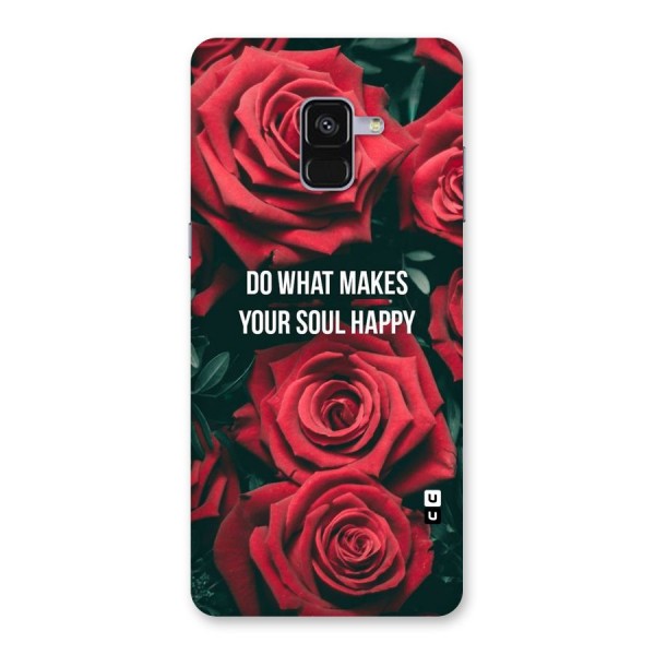 Soul Happy Back Case for Galaxy A8 Plus