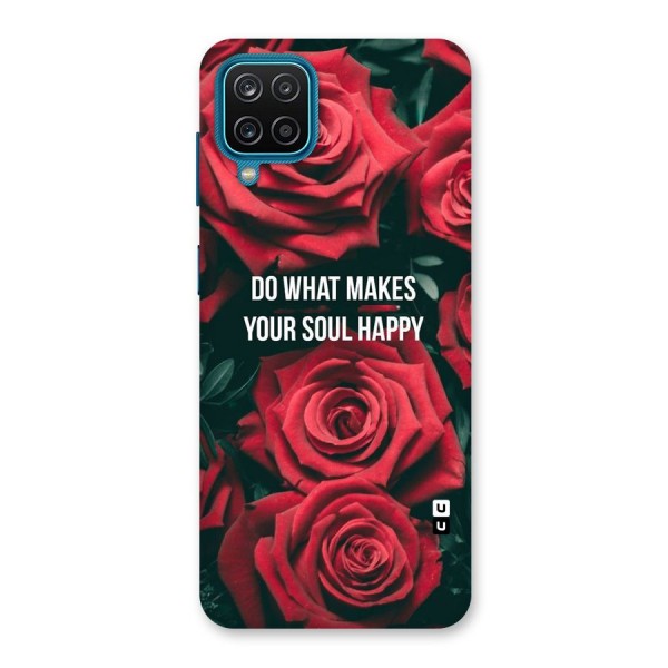 Soul Happy Back Case for Galaxy F12