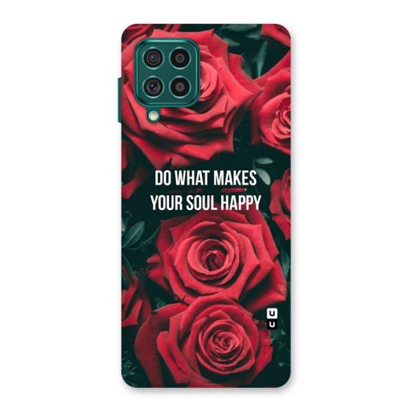 Soul Happy Back Case for Galaxy F62