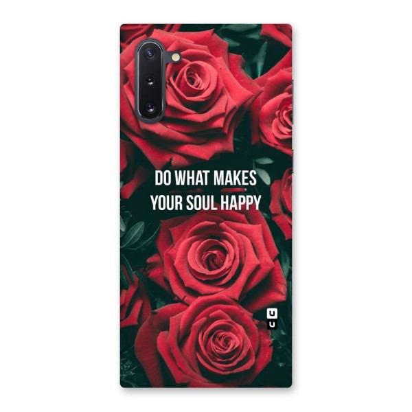 Soul Happy Back Case for Galaxy Note 10