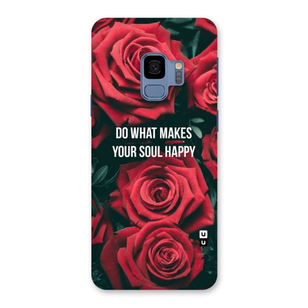 Soul Happy Back Case for Galaxy S9