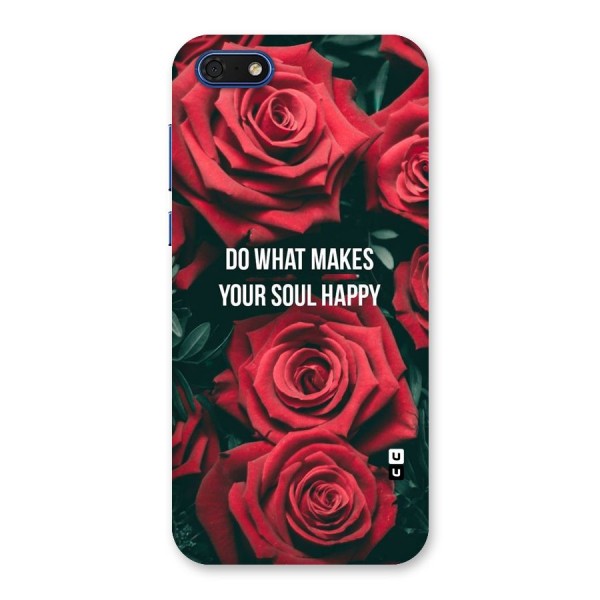 Soul Happy Back Case for Honor 7s