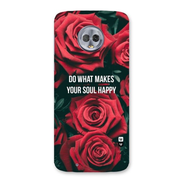 Soul Happy Back Case for Moto G6