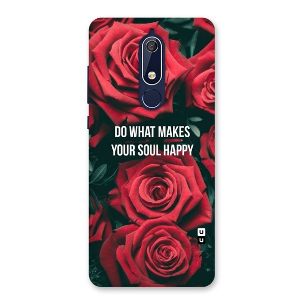 Soul Happy Back Case for Nokia 5.1