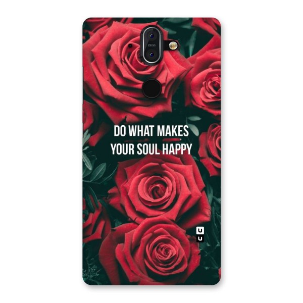 Soul Happy Back Case for Nokia 8 Sirocco