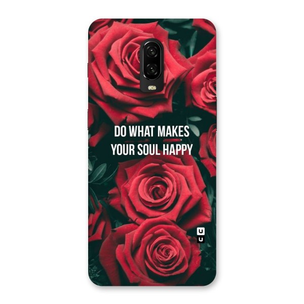 Soul Happy Back Case for OnePlus 6T