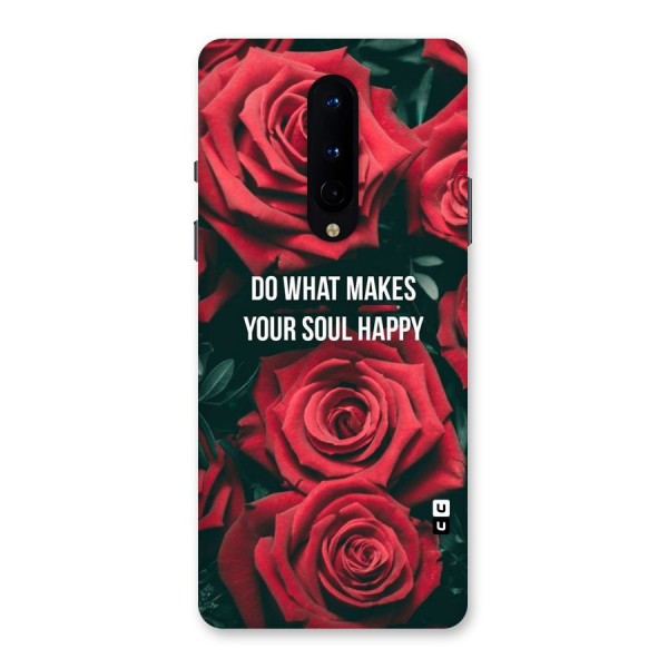 Soul Happy Back Case for OnePlus 8