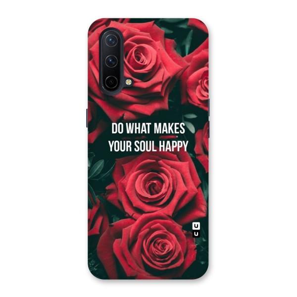 Soul Happy Back Case for OnePlus Nord CE 5G